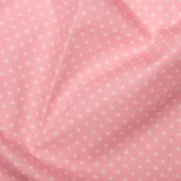 Pink Spot cotton poplin