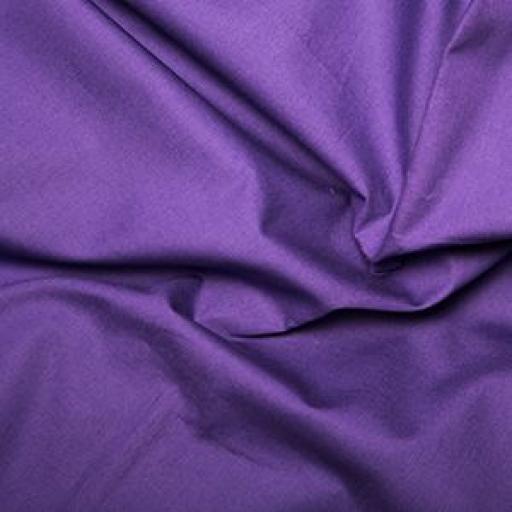 Purple cotton poplin