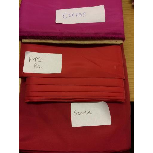 Polyester Tafetta lining -reds and pinks
