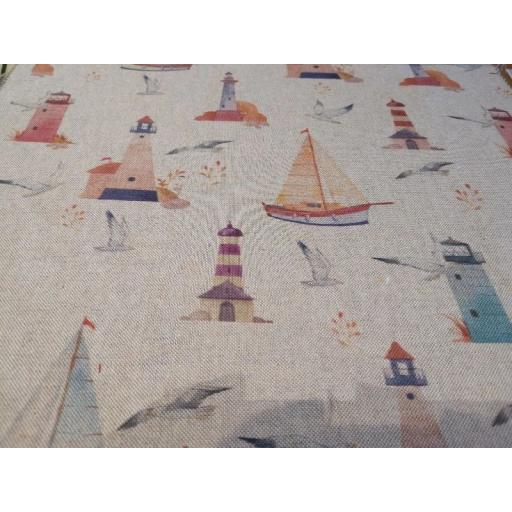 Seaside linen look canvas by Chatham Glyn