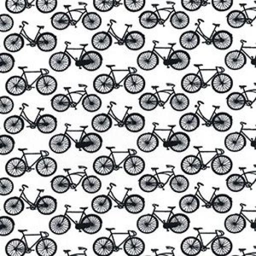 Bikes cotton poplin