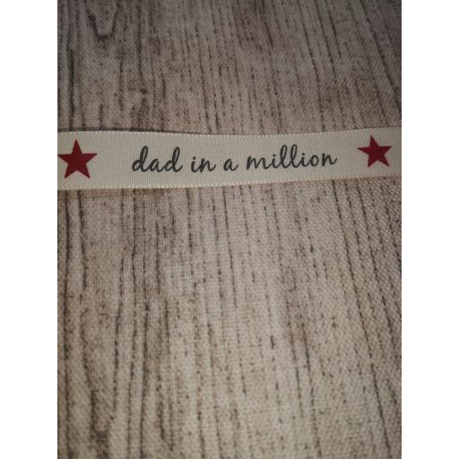 Dad in a million ribbon
