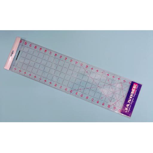 Janome quilting ruler 24" X 6 " imperial (inches)