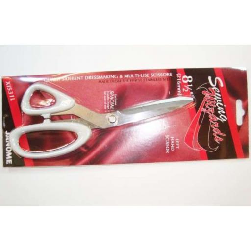 Janome sewing wizards scissors 8.5 inch left handed