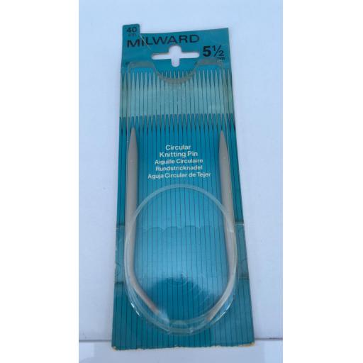 Circular knitting needle- Milward- 5.5mm