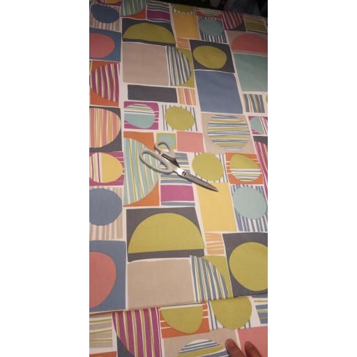 Candy stripes- Prestigious Fabrics Cotton canvas