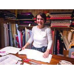 Heather, With patterns and ready to teach dressmaking