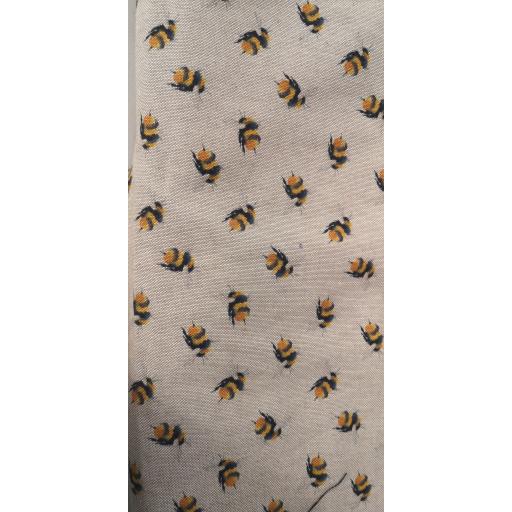 Miniature bees linen look canvas by Chatham Glyn
