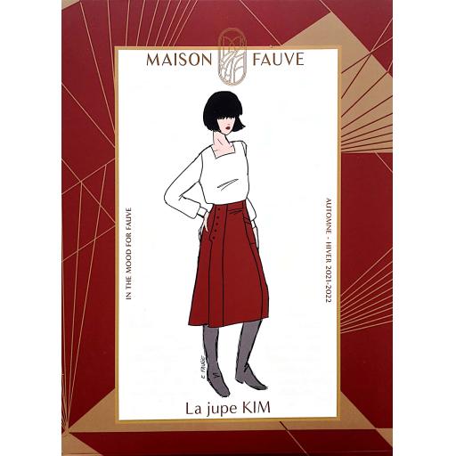 Kim skirt- sewing patterns by Maison Fauve