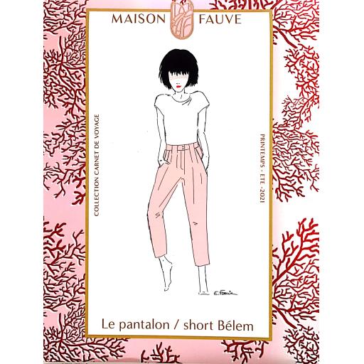Belem- trouser sewing pattern by Maison Fauve