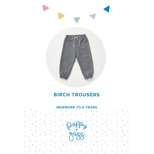 Birch Trouser pattern - knitted- Boys