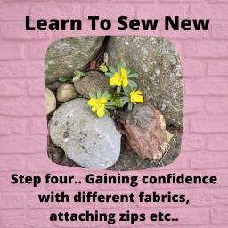 Learn to Sew New -Step 4 gain confidence with fabric 