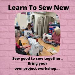 Learn to Sew New. Sew good to Sew Together workshop