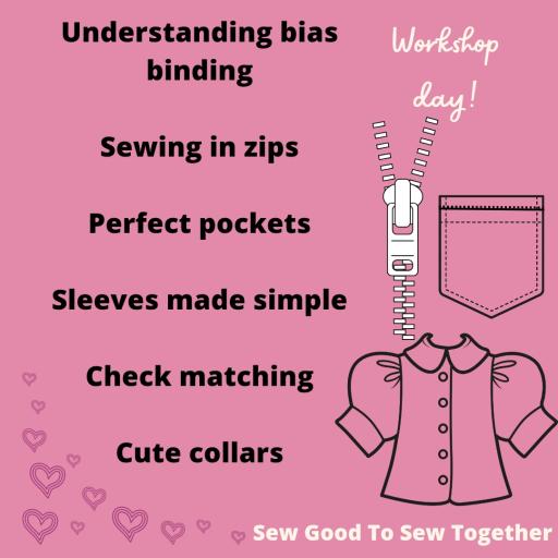 Learn to Sew New.Bias binding, zips, pockets, sleeves, checks, collars