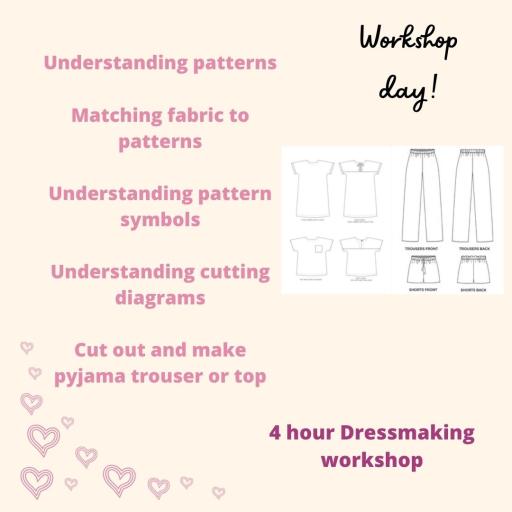 Dressmaking-4 hour sewing workshop