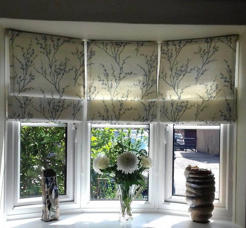 Customer's own fabric made into blinds