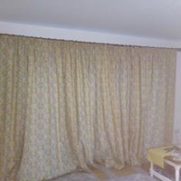 Very large full curtains for a patio