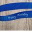 Happy birthday grosgrain ribbon Swatch